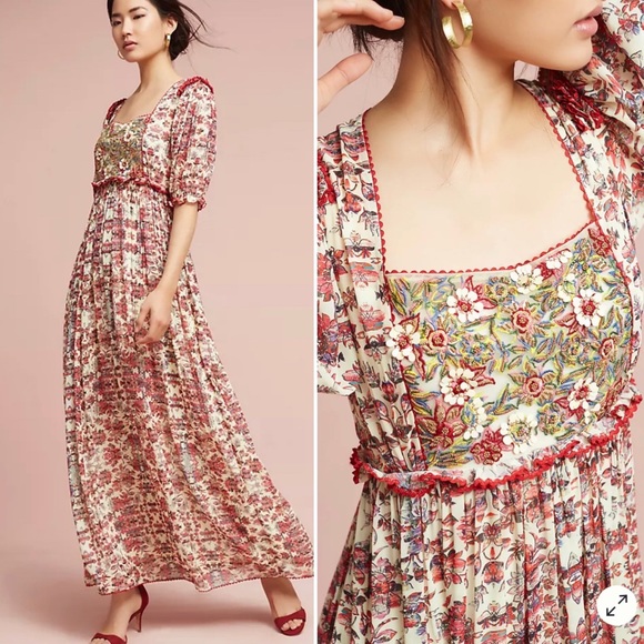 Anthropologie Dresses & Skirts - Anthropologie bhanuni by jvoti Sidella maxi dress 0